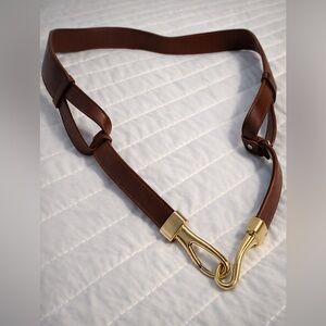 White House Black Market Horsebit Stretch Belt. Size Medium